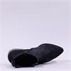 Paul Green Low Heel Pointed Chelsea Boot - Navy Suede